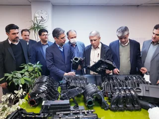 بازدید محمد مهدی اعلایی استاندار قزوین و هیئت همراه از شرکت مژده وصل شیراز